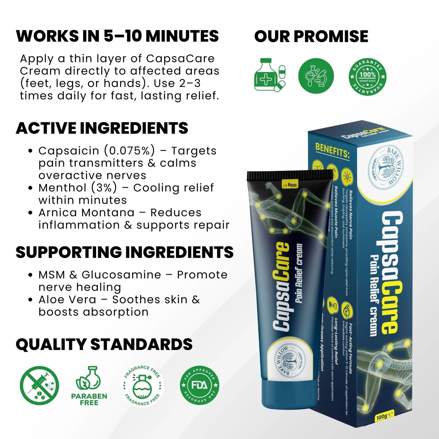 CapsaCare Neuropathy Relief Cream™