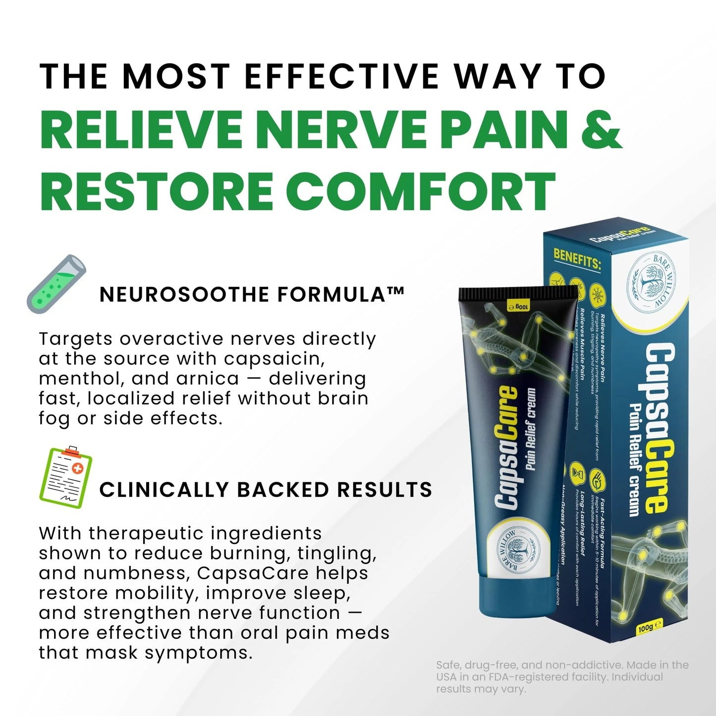 CapsaCare Neuropathy Relief Cream™