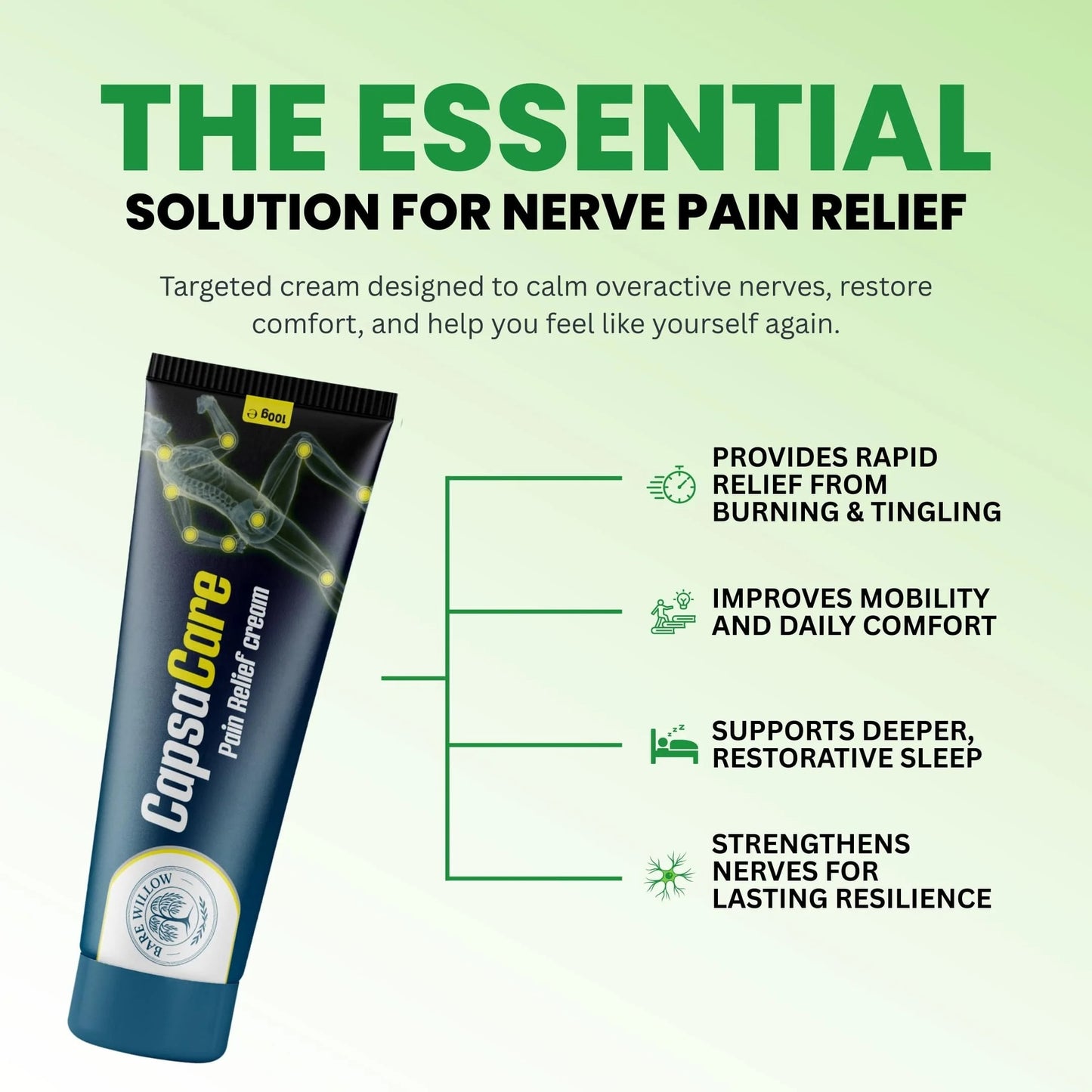 CapsaCare Neuropathy Relief Cream™